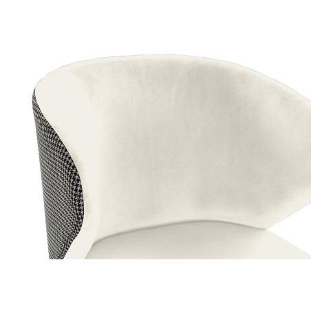 Sedia da Ufficio Home ESPRIT Bianco Nero