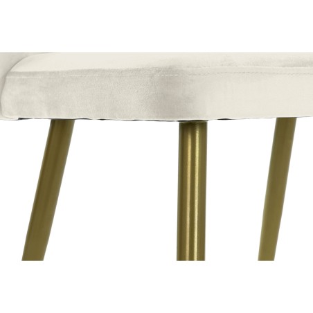 Sedia da Ufficio Home ESPRIT Bianco Nero