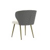 Sedia da Ufficio Home ESPRIT Bianco Nero