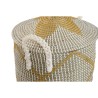 Set di Cestini Home ESPRIT Giallo Corallo Erba di mare (2 Pezzi)