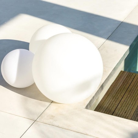 Bola con Luz para Exterior Lumisky Bobby Bianco Ø 60 cm E27