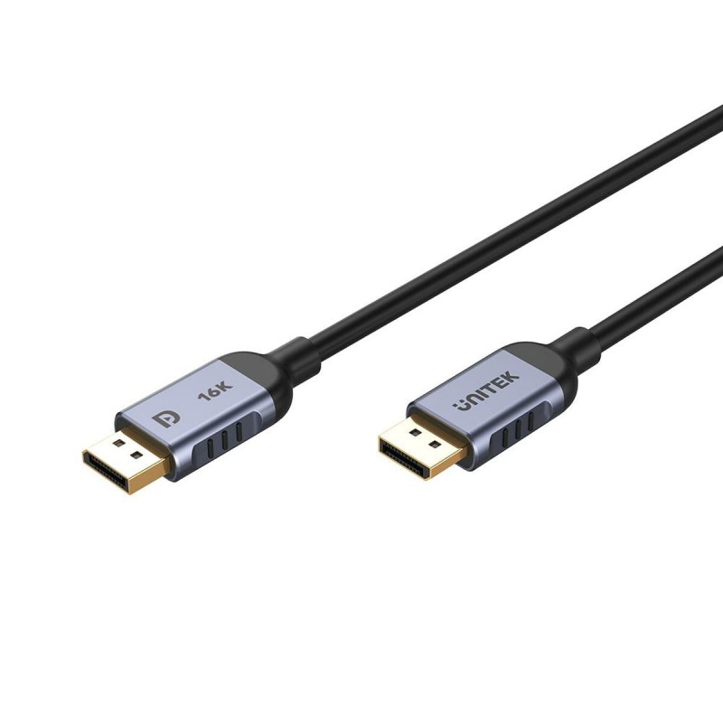 Cavo DisplayPort Unitek C1628GY01-2M Nero Grigio 2 m Cavo DisplayPort Unitek C1628GY01-2M Nero Grigio 2 m