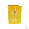 Sacchetti per la Spazzatura Confortime Plastic Giallo Plastica 24 Unità