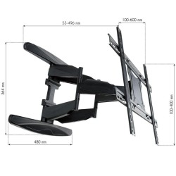 Supporto da Parete Techly 308886 80" 50 kg