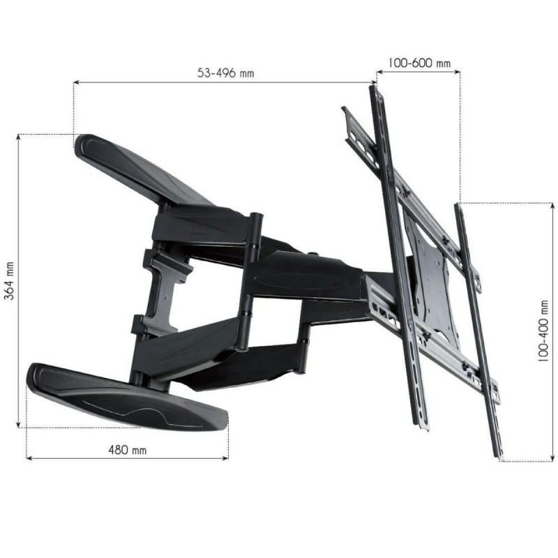 Supporto da Parete Techly 308886 80" 50 kg Supporto da Parete Techly 308886 80" 50 kg