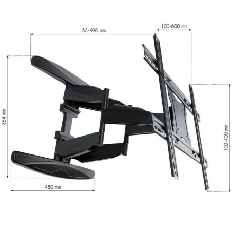 Supporto da Parete Techly 308886 80" 50 kg