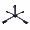 Base per Ombrellone Aktive 86 x 34 x 86 cm Nero Metallo (2 Unità)
