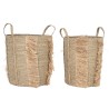 Set di Cestini Home ESPRIT Naturale Erba di mare (2 Pezzi)
