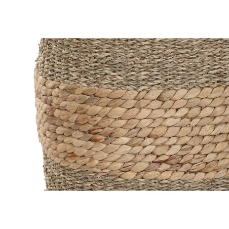 Set di Cestini Home ESPRIT Naturale Giacinto d'acqua (3 Pezzi)