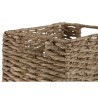 Set di Cestini Home ESPRIT Naturale Metallo Fibra naturale 36 x 28 x 21 cm 2 Pezzi