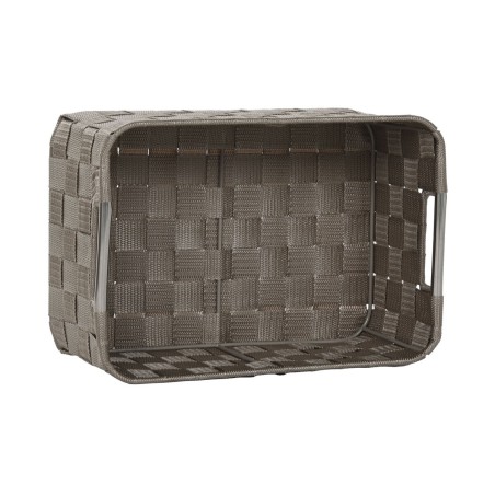 Set di Cestini Home ESPRIT Verde Grigio Crema Metallo polipropilene 38 x 28 x 17 cm 3 Pezzi (3 Unità)