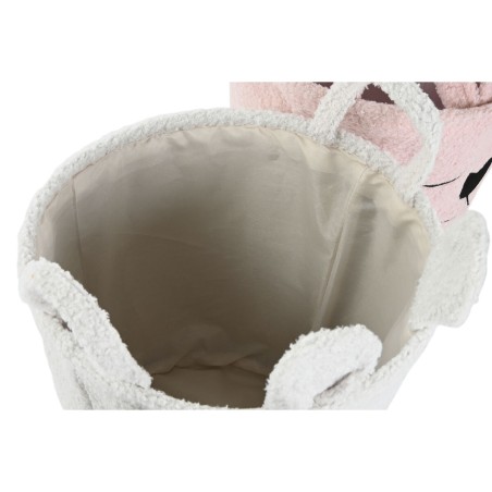 Cesta Decorativa Home ESPRIT Marrone Beige Rosa 35 x 35 x 41 cm (3 Unità)