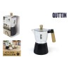 Caffettiera Italiana Quttin Alluminio 6 Tazze (6 Unità)