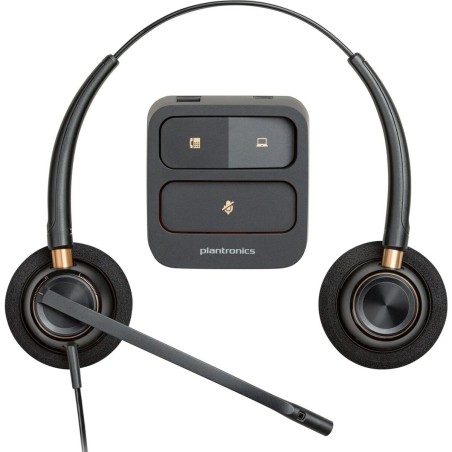 Auricolari con Microfono Poly 783P7AAABB Nero