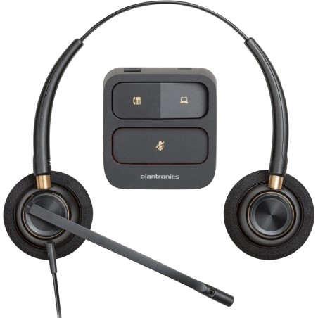 Auricolari con Microfono Poly 783P7AAABB Nero