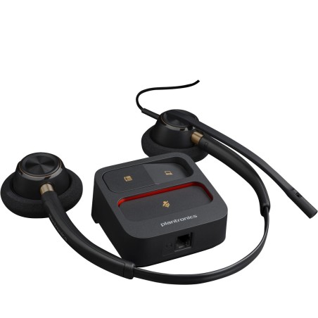 Auricolari con Microfono Poly 783P7AAABB Nero