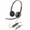 Auricolari con Microfono Poly 8X228A6 Nero Rosso