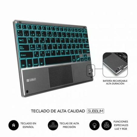 Custodia per Tablet Subblim SUBKT4-BTPI02 Nero 10,9" iPad
