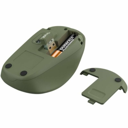 Mouse senza Fili Trust Yvi+ Silent Verde 1600 dpi
