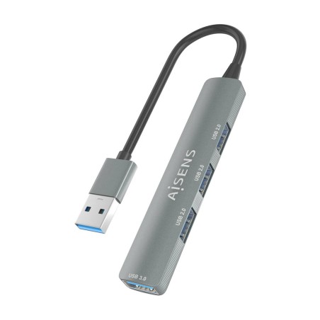 Hub USB Aisens A106-0859 Grigio (1 Unità)