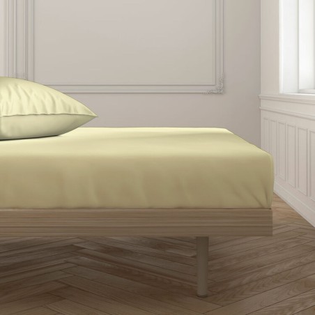 Lenzuolo con angoli aderenti Happy Home Mix Colors Giallo Singolo