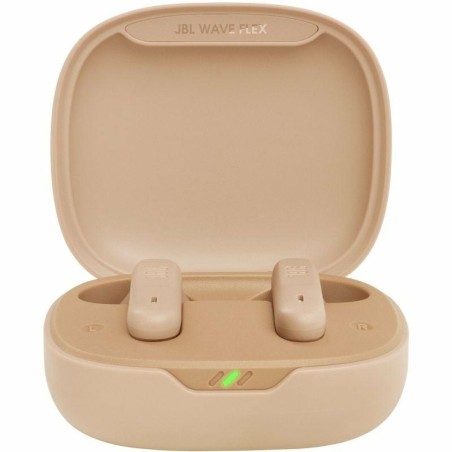 Auricolari Wireless con Custodia di Ricarica JBL Wave Flex Beige