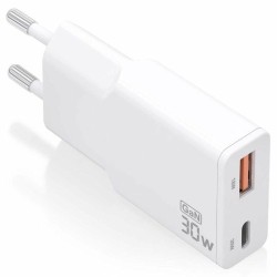 Caricabatterie da Parete Aisens ASCH-30W2P046-W Bianco 30 W