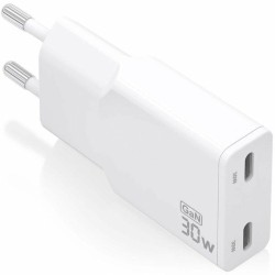 Caricabatterie da Parete Aisens ASCH-30W2P048-W Bianco 30 W