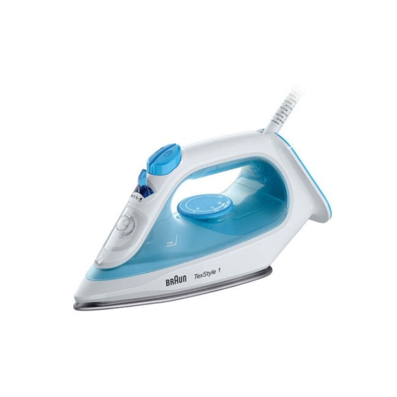 Ferro da Stiro a Vapore secco da viaggio Braun TexStyle 1 Bianco 2000 W Ferro da Stiro a Vapore secco da viaggio Braun TexStyle 1 Bianco 2000 W