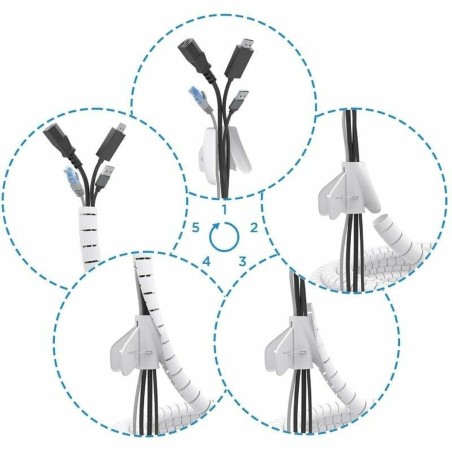 Raccogli Cavi Aisens A151-0918 Bianco 2 mm