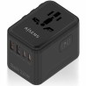 Caricabatterie da Parete Aisens ASPS-2A2C08-BK 25 W Nero