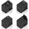 Caricabatterie da Parete Aisens ASPS-2A3C09-BK 35 W Nero