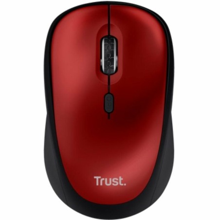 Mouse senza Fili Trust Yvi+ Silent Rosso 1600 dpi