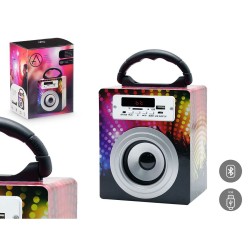 Altoparlante Bluetooth KBQ-02 Multicolore