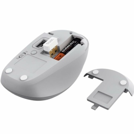 Mouse senza Fili Trust Yvi+ Bianco 1600 dpi