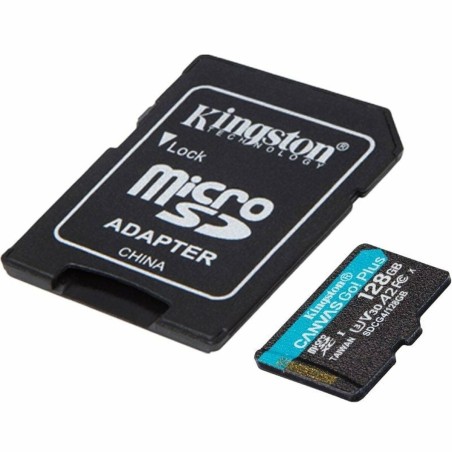 Scheda Di Memoria Micro SD con Adattatore Kingston CANVAS Go! Plus 128 GB