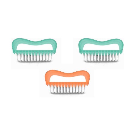 Spazzola Plastica 8 cm (3 Pezzi) (36 Unità)