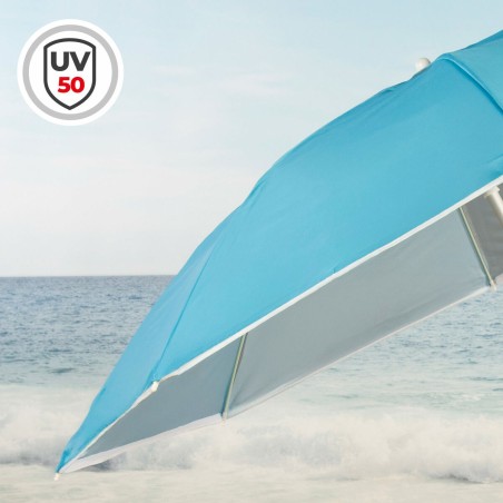 Ombrellone Aktive Azzurro 200 x 185 x 200 cm (6 Unità)