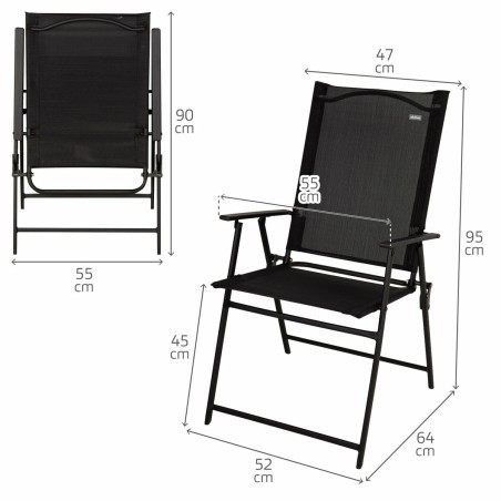 Sedia Pieghevole Aktive 47 x 95 x 64 cm
