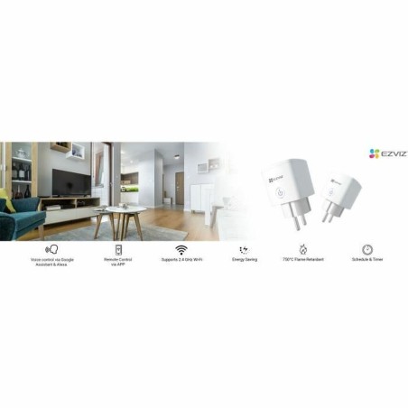 Adattatore per Prese Ezviz T30 Bianco 2300 W 220-240 V
