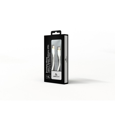 Caricabatterie GEMBIRD CC-USB2S-CMCM-1.5M-W