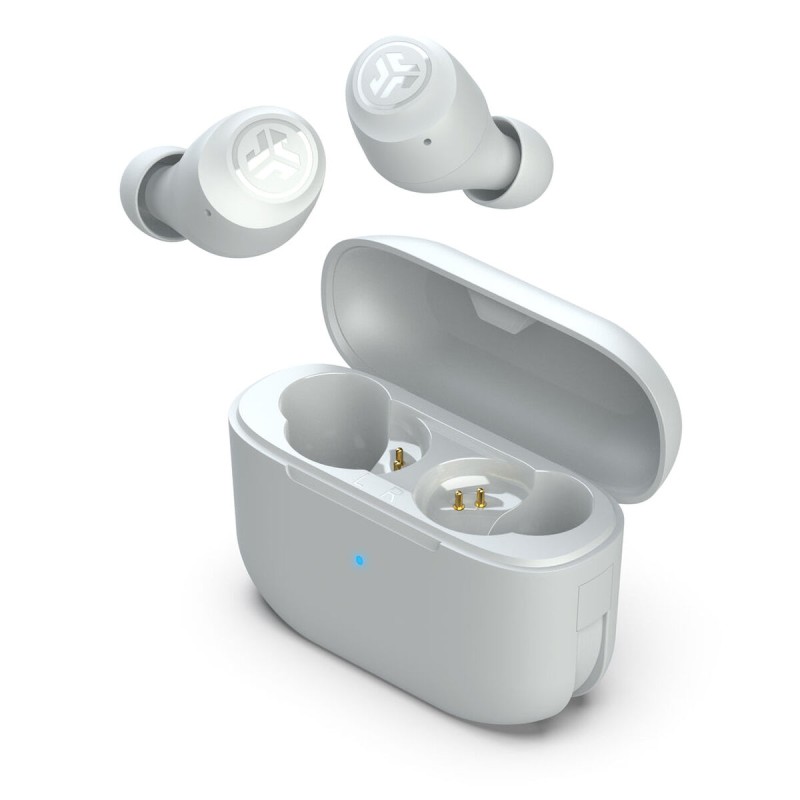 Auricolari Wireless con Custodia di Ricarica JLab IEUEBGAIRPOPRWHT124 Bianco Auricolari Wireless con Custodia di Ricarica JLab IEUEBGAIRPOPRWHT124 Bianco