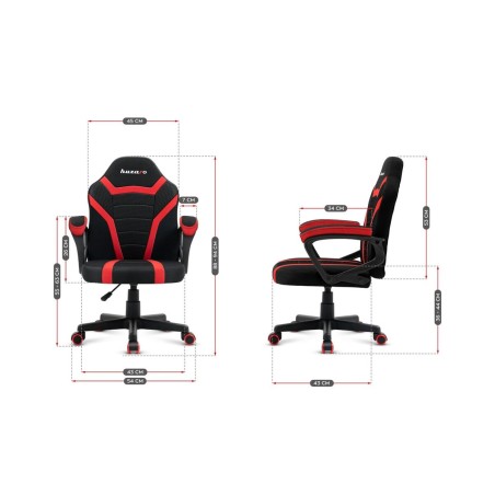 Sedia Gaming Huzaro HZ-Ranger 1.0 red mesh          Nero Rosso