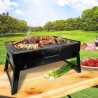 Barbecue a Carboni con Ruote Feel Maestro MR-1010 Nero Metallo