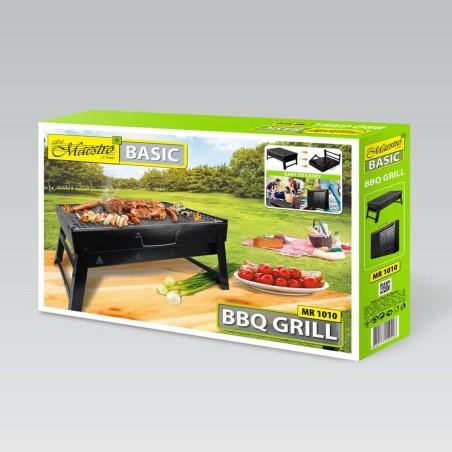 Barbecue a Carboni con Ruote Feel Maestro MR-1010 Nero Metallo