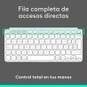 Tastiera Logitech 920-012974 Bianco Grigio QWERTY