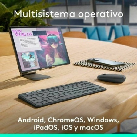 Tastiera Logitech 920-012973 Grafite Spagnolo QWERTY