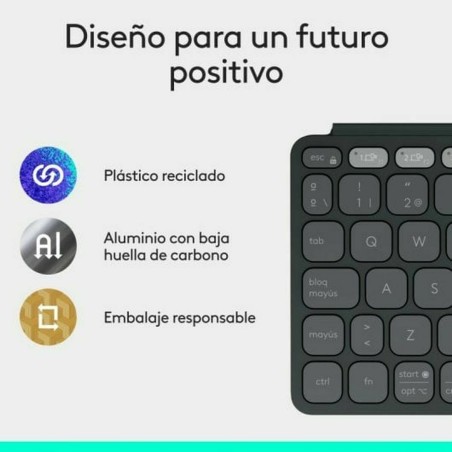 Tastiera Logitech 920-012973 Grafite Spagnolo QWERTY