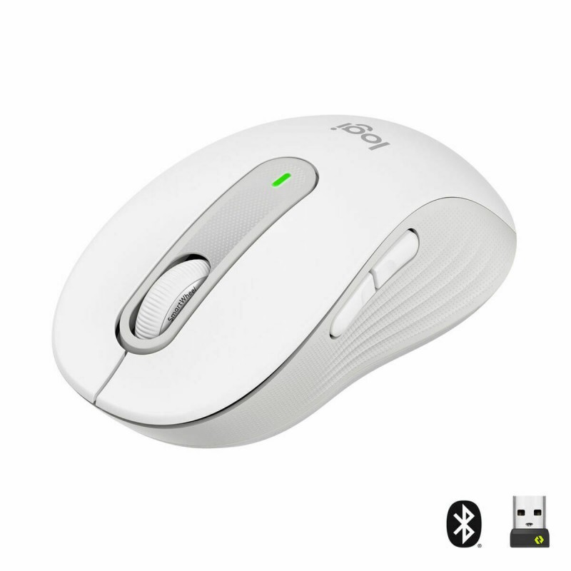 Mouse senza Fili Logitech Bianco 4000 dpi Mouse senza Fili Logitech Bianco 4000 dpi