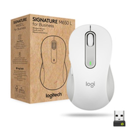Mouse senza Fili Logitech Bianco 4000 dpi